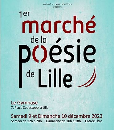 Marché de la poésie - Lille